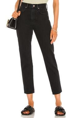 Free People We The Free Stove Pipe Jean In Black Out size 30